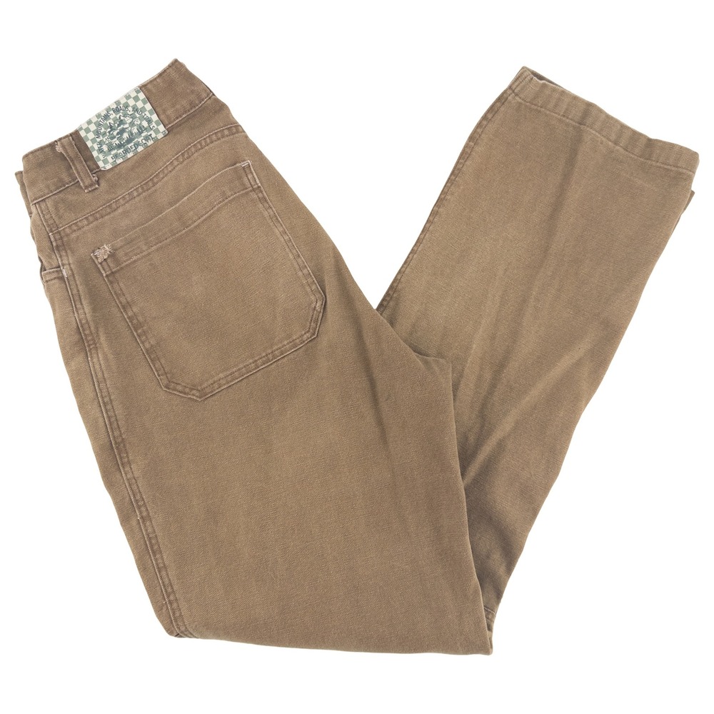 Bearded‎ Goat Mens 33x31 Work Pants Brown Double Knee Canvas Utility Gorpcore